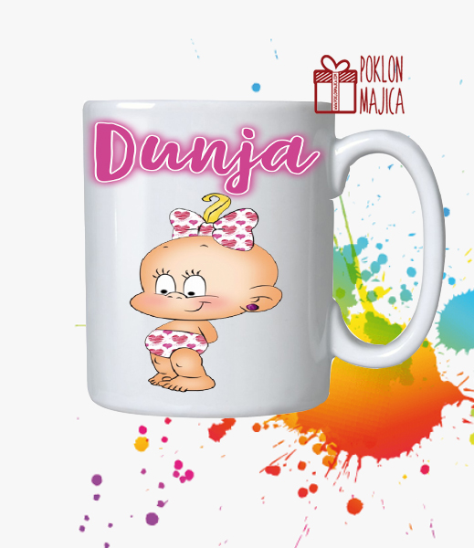 Poklon za rodjendan  deca/Solja sa slikom za decu/dunja.jpg